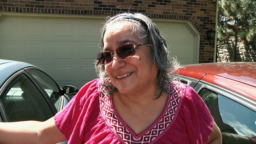 In a photo taken from video, Cynthia Parker, a juror in the federal corruption trial of former Illinois Gov. Rod Blagojevich, speaks to reporters on Wednesday, Aug. 18, 2010, outside her home in Gurnee, Ill. Ms. Parker said she doesn't feel the case is finished and recommends a second trial. She said charges related to the alleged sale of President Obama's former Senate seat had the strongest evidence. (AP Photo/Mark Carlson)