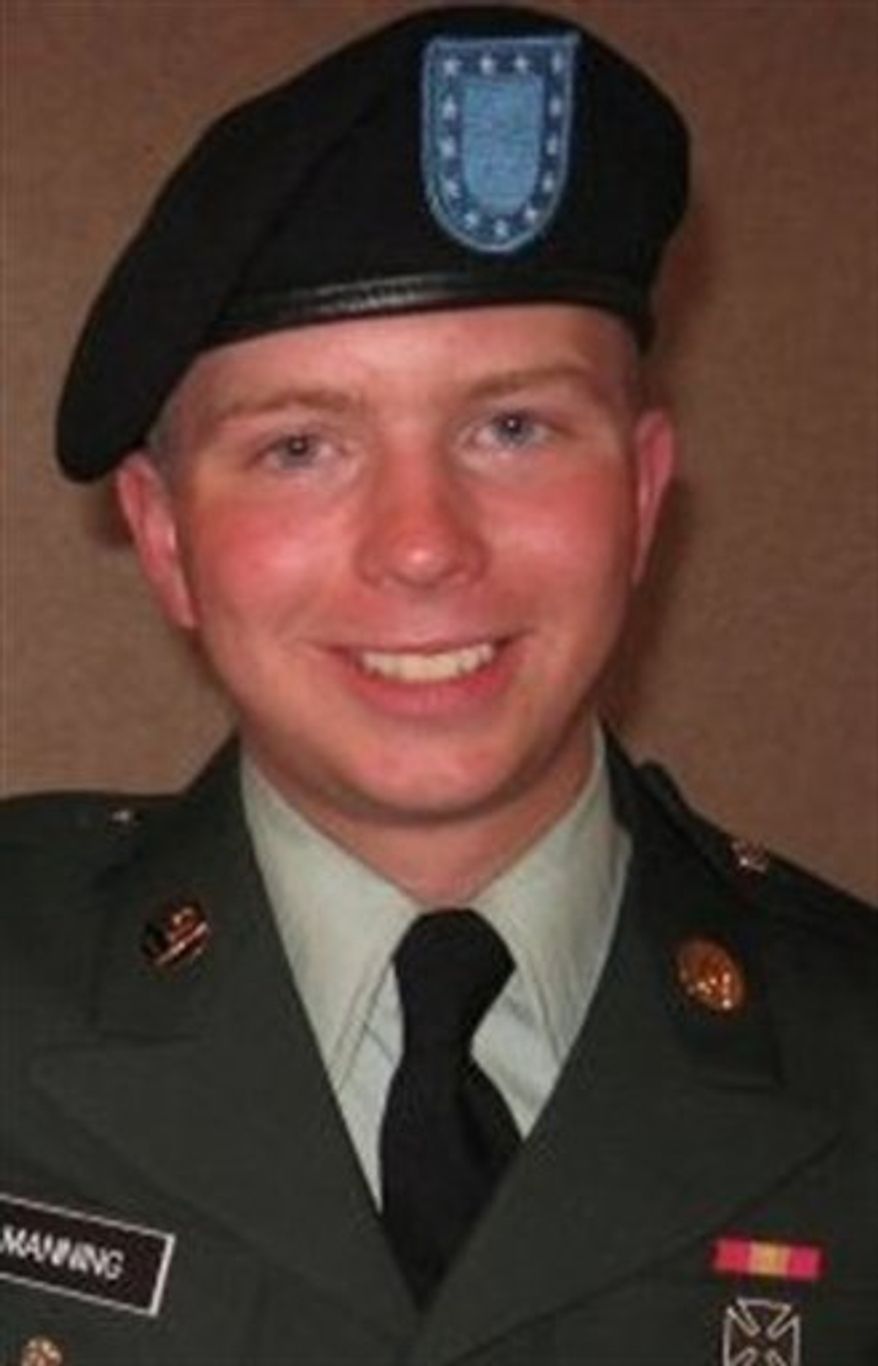 **FILE** U.S. Army Pfc. Bradley Manning (Associated Press)