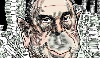Illustration: Mayor Bloomberg by Taylor Jones