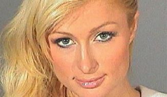 FILE - This file photo made available Monday, June 4, 2007 by the Los Angeles County Sheriff&#39;s Office shows Paris Hilton after the 26-year-old heiress turned herself in to begin her stay at the Century Regional Detention Facility. Las Vegas Police say Paris Hilton was arrested Saturday Aug. 28, 2010 on cocaine charge in Las Vegas. (AP Photo/Los Angeles County Sheriff, File)