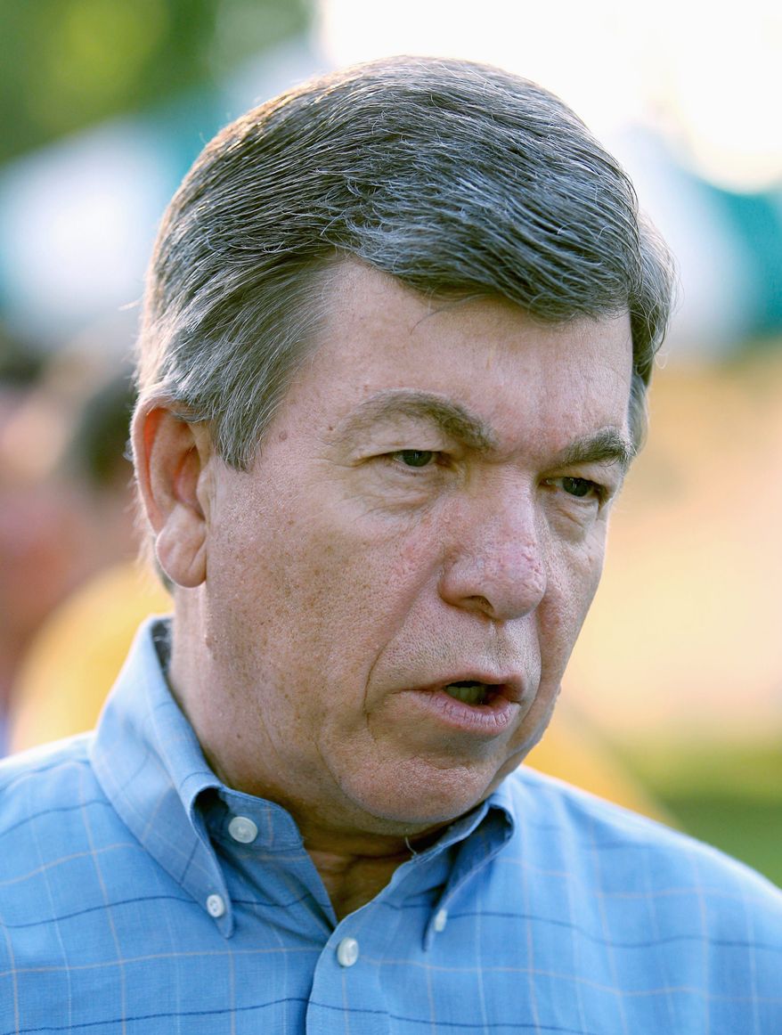 **FILE** Sen. Roy Blunt, Missouri Republican (Associated Press)