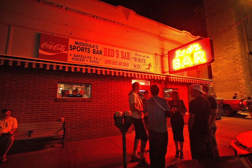 Late Friday night socializers at Red's Bar in Missoula will have to be more careful when they leave than they were when many roads had no speed limits and drinking behind the wheel was OK.