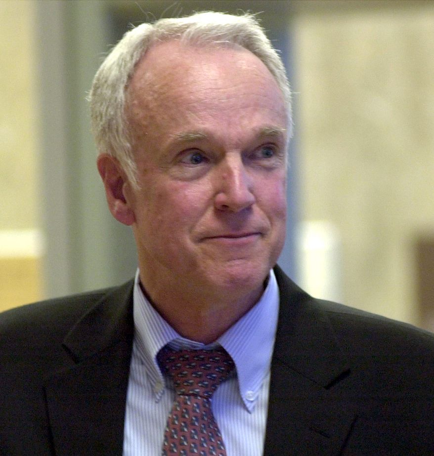FILE - In a March 10, 2003 file photo,Dr. Thomas Butler leaves the Mahon Federal Building in Lubbock, Texas, after a federal judge sentenced him to 24 months in federal prison, fined $15,000, and ordered to pay $38,000 in restitution after Butler's report of missing plague-causing bacteria caused a bioterrorism scare. A senior law enforcement official said Friday, Sept. 3, 2010 that officials decided to shut down much of Miami International Airport Thursday after a database showed Butler, a scientist with a suspicious item in his luggage, had once been charged with illegally transporting bubonic plague. (AP Photo / Lubbock Avalanche-Journal, Jim Watkins, File)