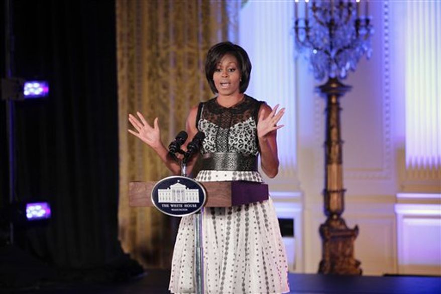 Linda Celeste Sims of the Alvin Ailey American Dance Theatre performs an excerpt from "Cry" during a tribute to renowned dancer, Judith Jamison, choreographer and artistic director of the Alvin Ailey American Dance Theatre, at the White House in Washington, Tuesday, Sept. 7, 2010. The event was hosted by first lady Michelle Obama. (AP Photo/J. Scott Applewhite)