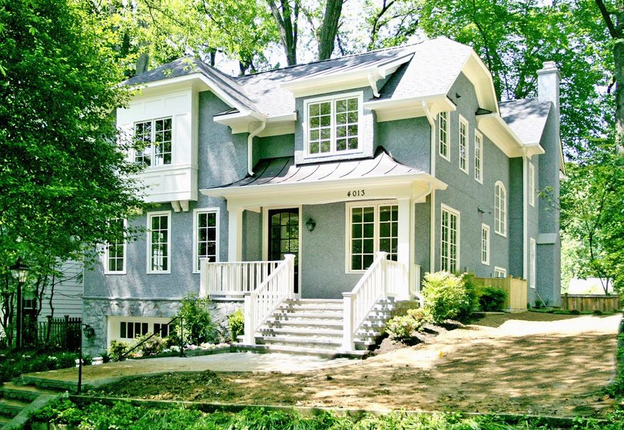 Chase Builders recently completed the home at 4013 Thornapple St. in Chevy Chase. On the market for $1,999,000, the three-level home has five bedrooms, four full baths and a powder room.
