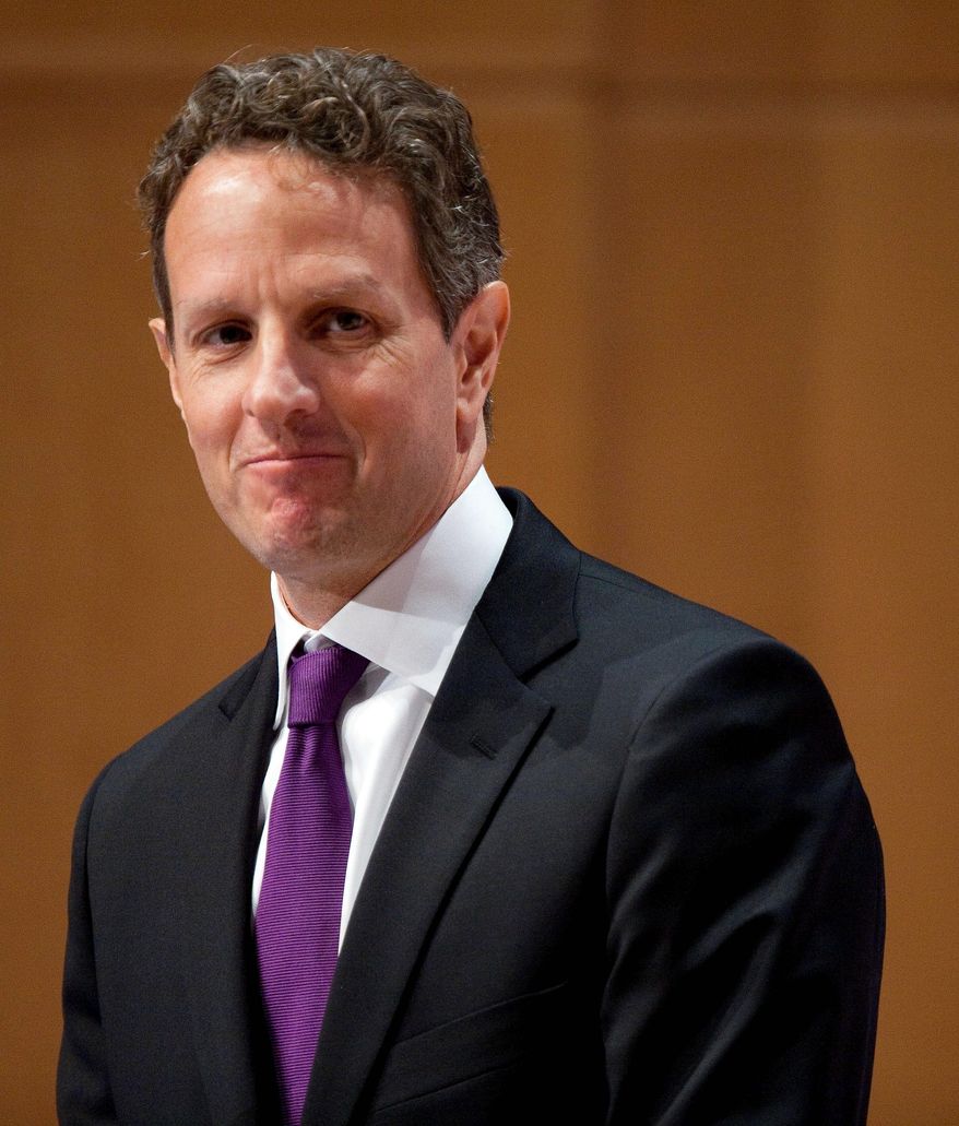 Treasury Secretary Timothy F. Geithner
