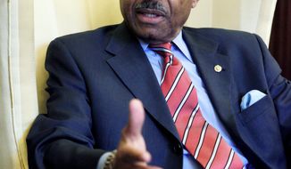Sen. Roland W. Burris, Illinois Democrat, is offering an amendment to the Defense Authorization Act that would lift restrictions on abortions at military hospitals. The Senate votes Tuesday. (AP Photo)