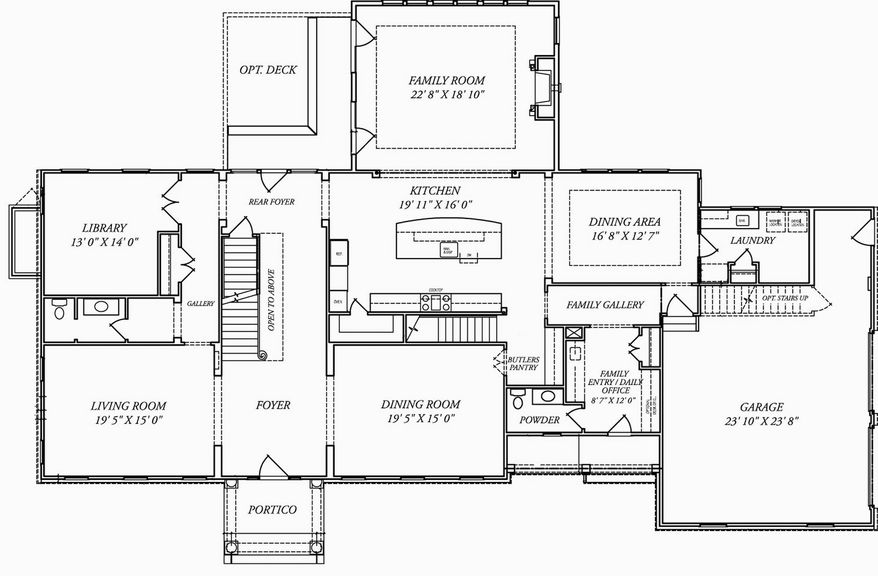 The main level of the Wellington model has formal living and dining rooms as well as more informal spaces. Upstairs are four bedrooms, including a master suite with a bedroom, sitting room, two walk-in closets, a dressing area and a master bath.