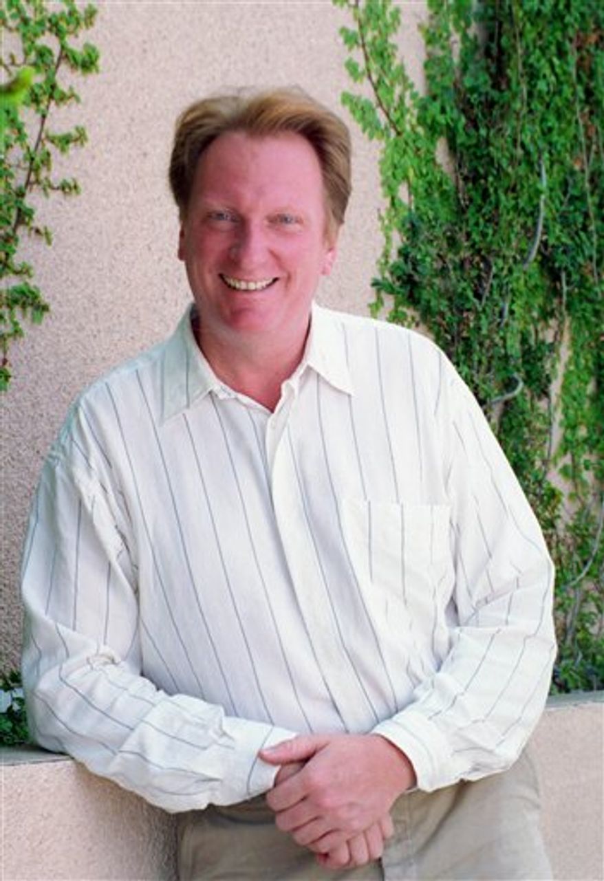 FILE - In this Aug. 8, 1989 file photo, actor Jeffrey Jones is shown in Los Angeles. (AP Photo/Doug Pizac, file)
