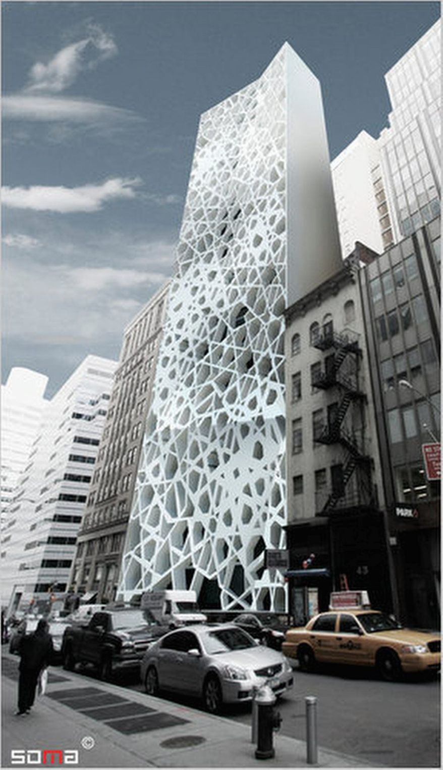 SOMA ARCHITECTS
The edifice of the so-called "ground zero mosque" in New York has been compared to "Superman's fortress of solitude."