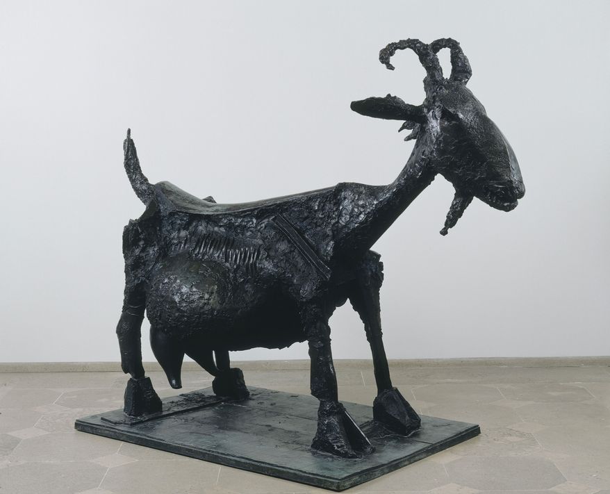 ASSOCIATED PRESS This image released by the Virginia Museum of Fine Arts shows Pablo Picasso's "The Goat," 1950, which is part of a traveling exhibition of essential works by Pablo Picasso at the Virginia Museum of Fine Arts in Richmond, Va. "Picasso: Masterpieces from the Musee National Picasso, Paris" will include paintings, drawings, sculptures and etchings by the artist and serves as a retrospective covering each notable artistic period of his eight-decade career.