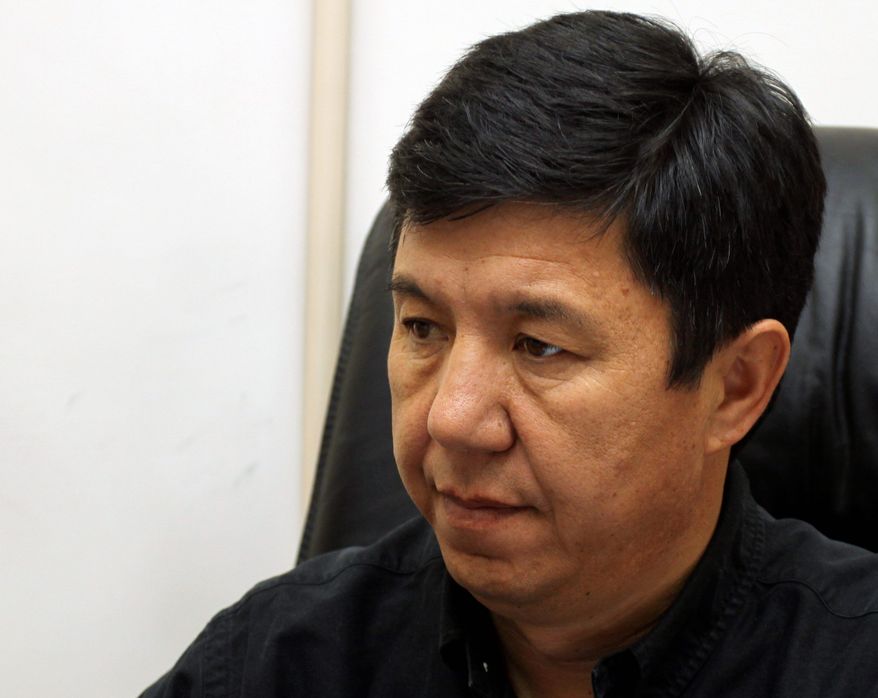 A Kyrgyz political party leader, Temir Sariyev, says the incoming coalition government likely will sharply raise the rent for a U.S. air base. (Associated Press)