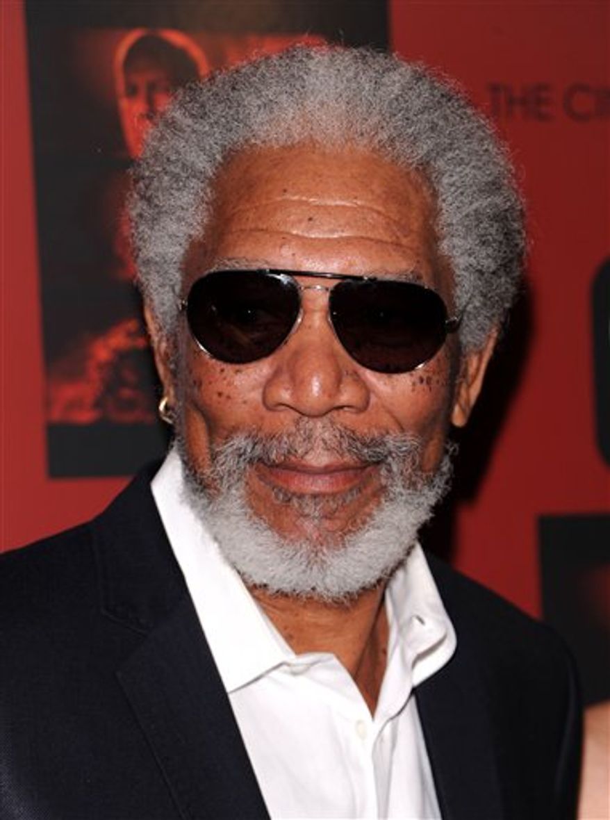 ** FILE ** In this Oct. 3, 2010, file photo, Morgan Freeman attends a Cinema Society screening of "Red" at Museum of Modern Art, in New York. (AP Photo/Peter Kramer, file)