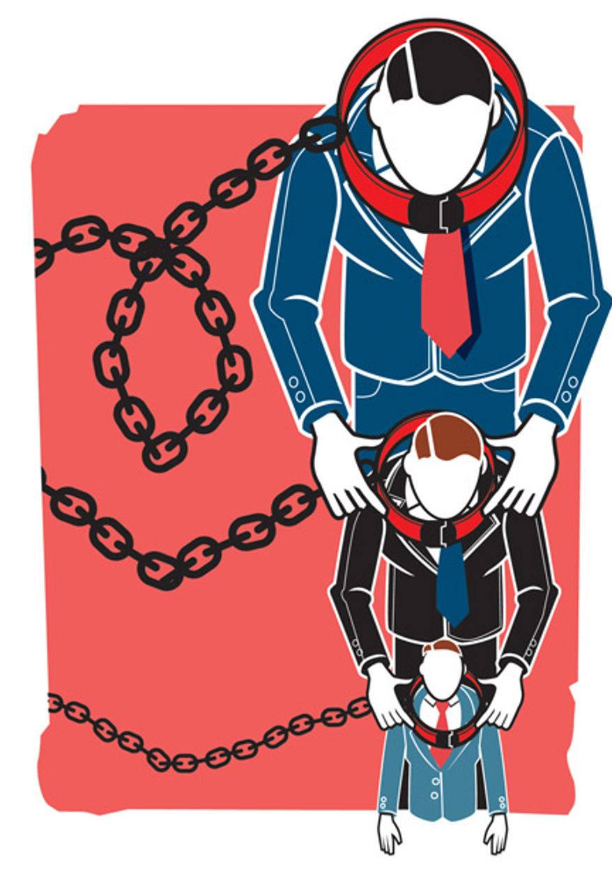 Illustration: Regulations by Linas Garsys for The Washington Times