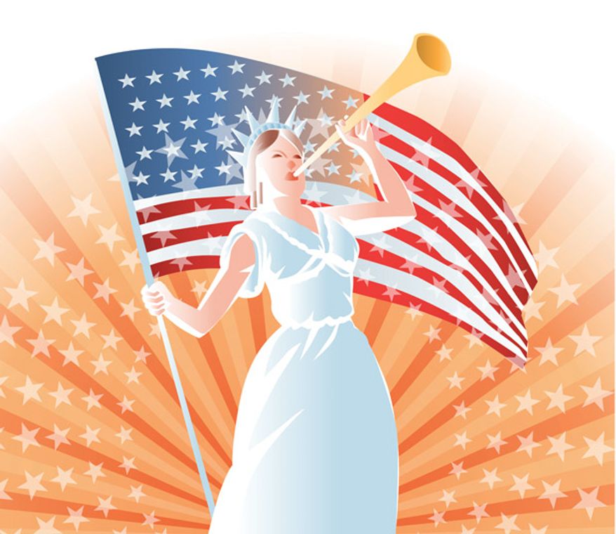Illustration: Awakening by Linas Garsys for The Washington Times