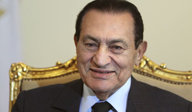 **FILE** Former Egyptian President Hosni Mubarak (Associated Press)