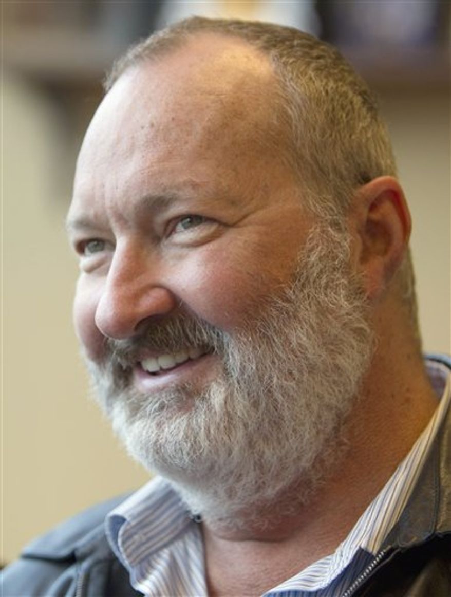 Actor Randy Quaid speaks to the media at his lawyers office in Vancouver, British Columbia, Canada on Wednesday, Oct. 27, 2010. Quaid and his were released from a Canadian detention facility nearly a week being after being arrested on outstanding U.S. warrants related to vandalism charges. (AP Photo/The Canadian Press, Jonathan Hayward)