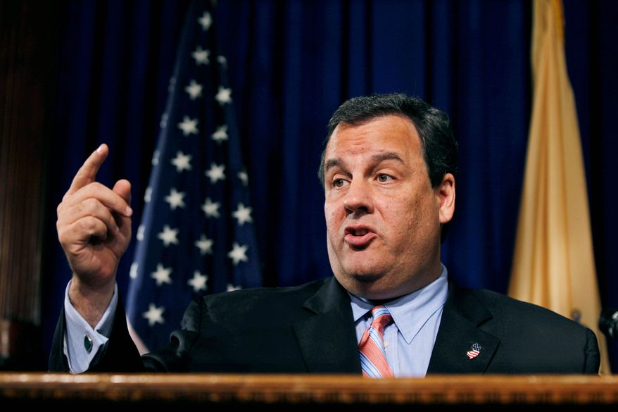 New Jersey Gov. Chris Christie was sworn in as the state's 55th chief executive in January 2010.