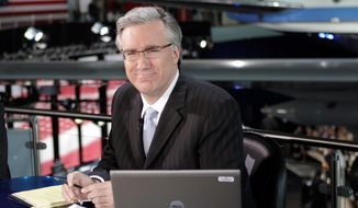 ** FILE ** In this May 3, 2007, file photo, Keith Olbermann of MSNBC poses at the Ronald Reagan Library in Simi Valley, Calif., (AP Photo/Mark J. Terrill, file)