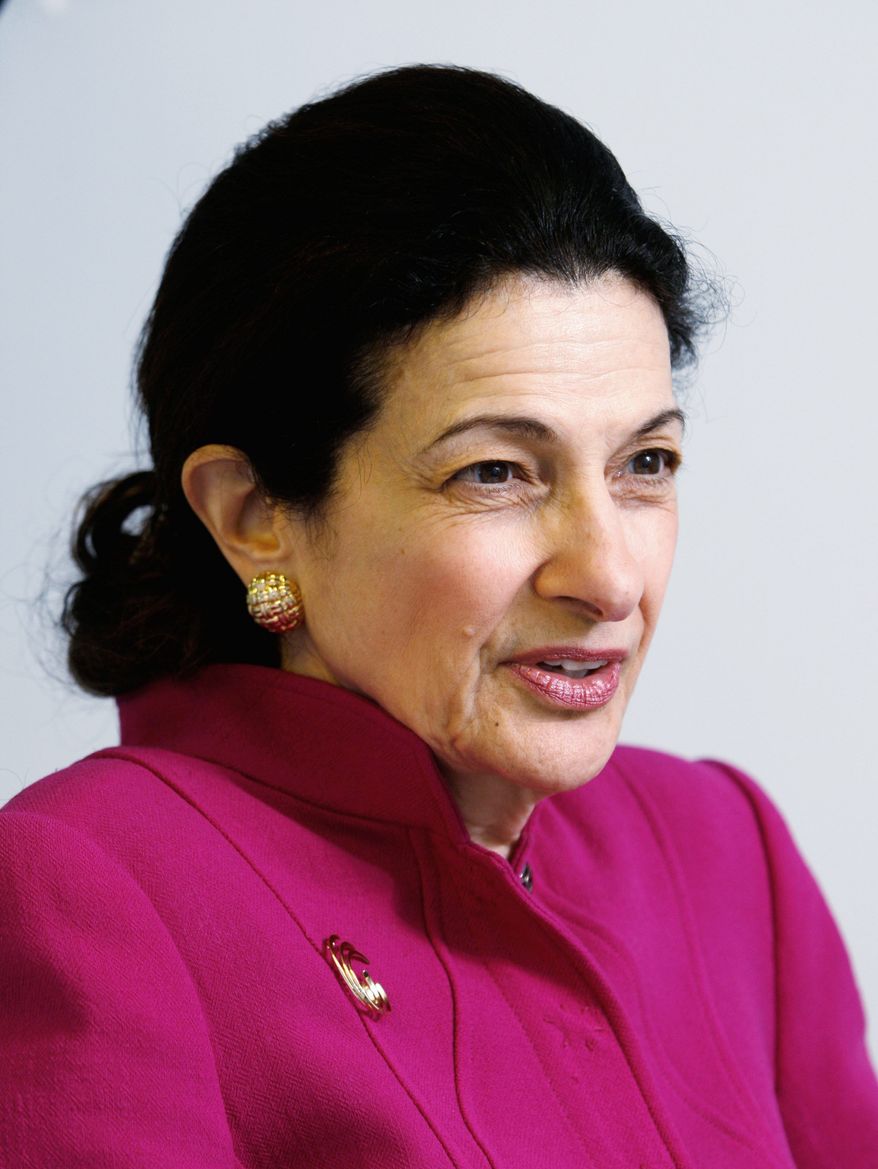 Sen. Olympia J. Snowe, Maine Republican, could face a "tea party" primary challenger from the right in 2012. (Associated Press)