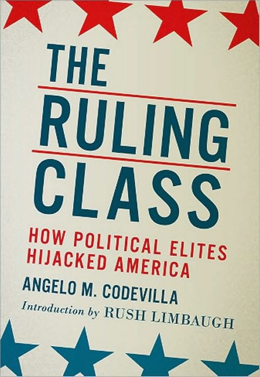 Angelo M. Codevilla's book describes a majority "Country Party" of voters who "want the Ruling Class off America's back."