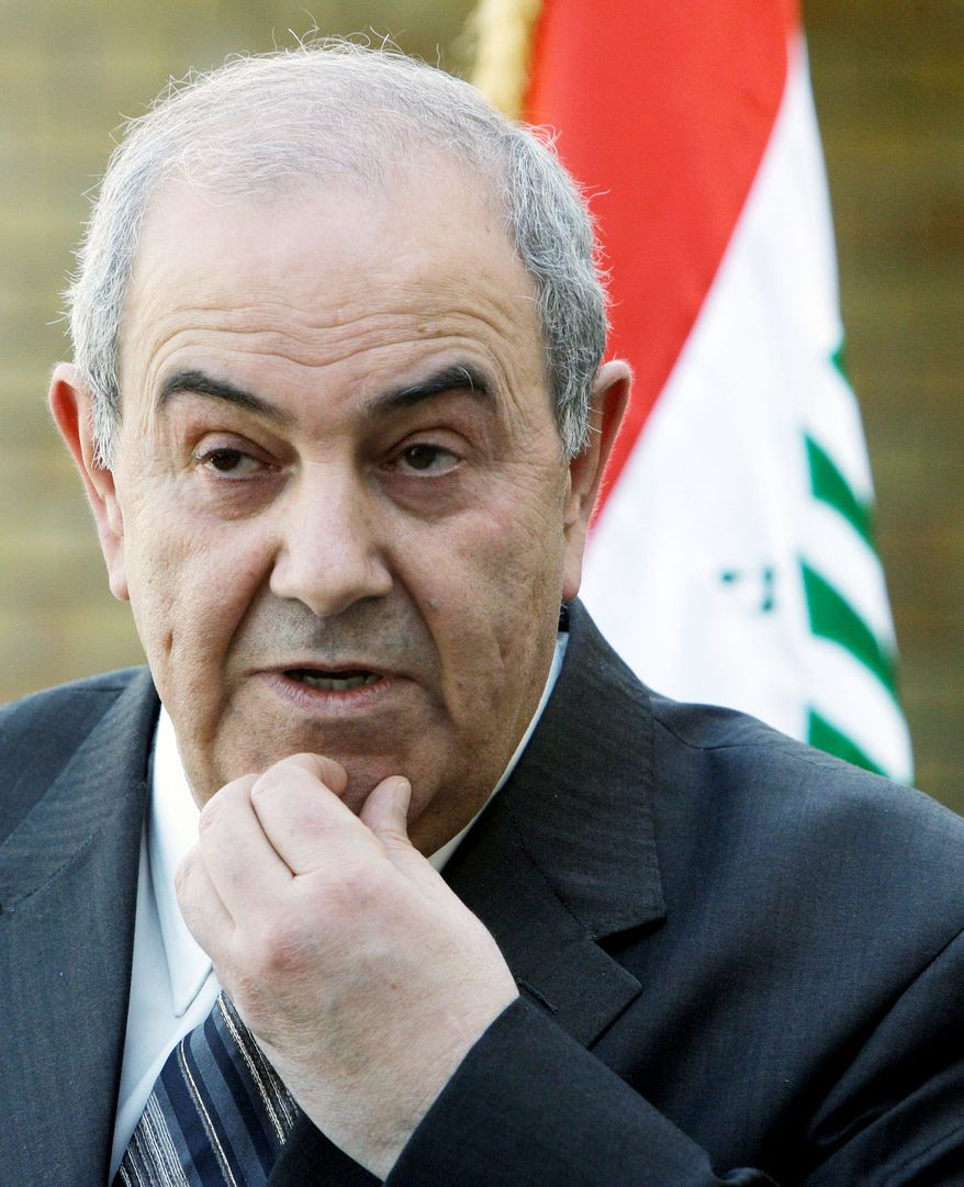 The U.S. wanted ex-Prime Minister Iyad Allawi to take the presidency. (Associated Press)