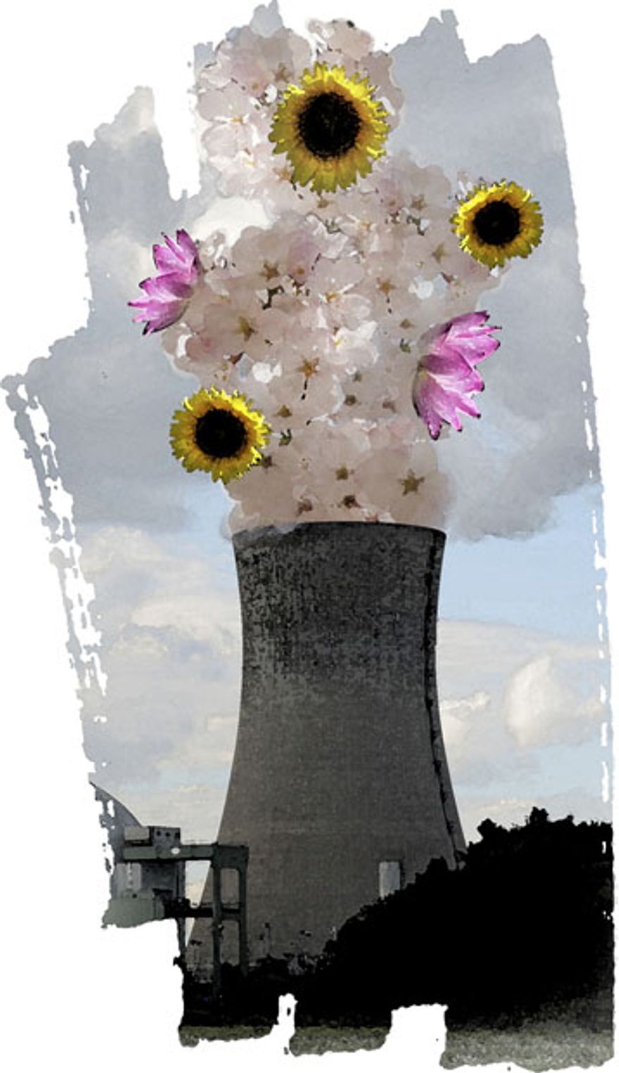 Illustration: Nuclear power by Greg Groesch for The Washington Times