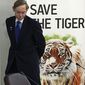 President of the World Bank, Robert B. Zoellick attends the International Tiger Forum in St.Petersburg, Russia, Tuesday, Nov. 23, 2010. Officials from the 13 countries where tigers live in the wild have signed a declaration aimed at saving the iconic big cats from extinction. (AP Photo/Dmitry Lovetsky)
