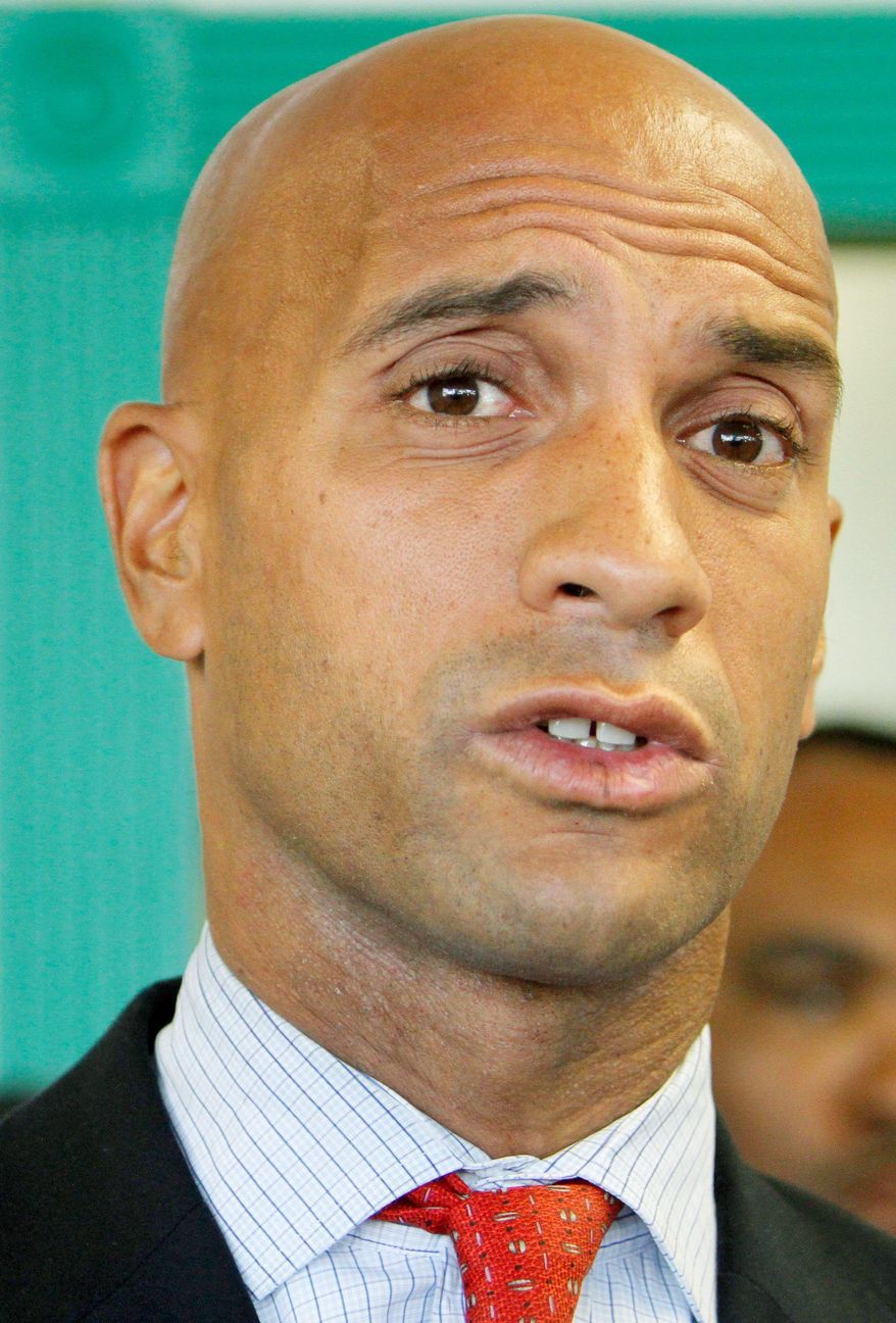 ASSOCIATED PRESS
D.C. Mayor Adrian M. Fenty's proposed plan to balance the budget includes $161 million in agency and program cuts.