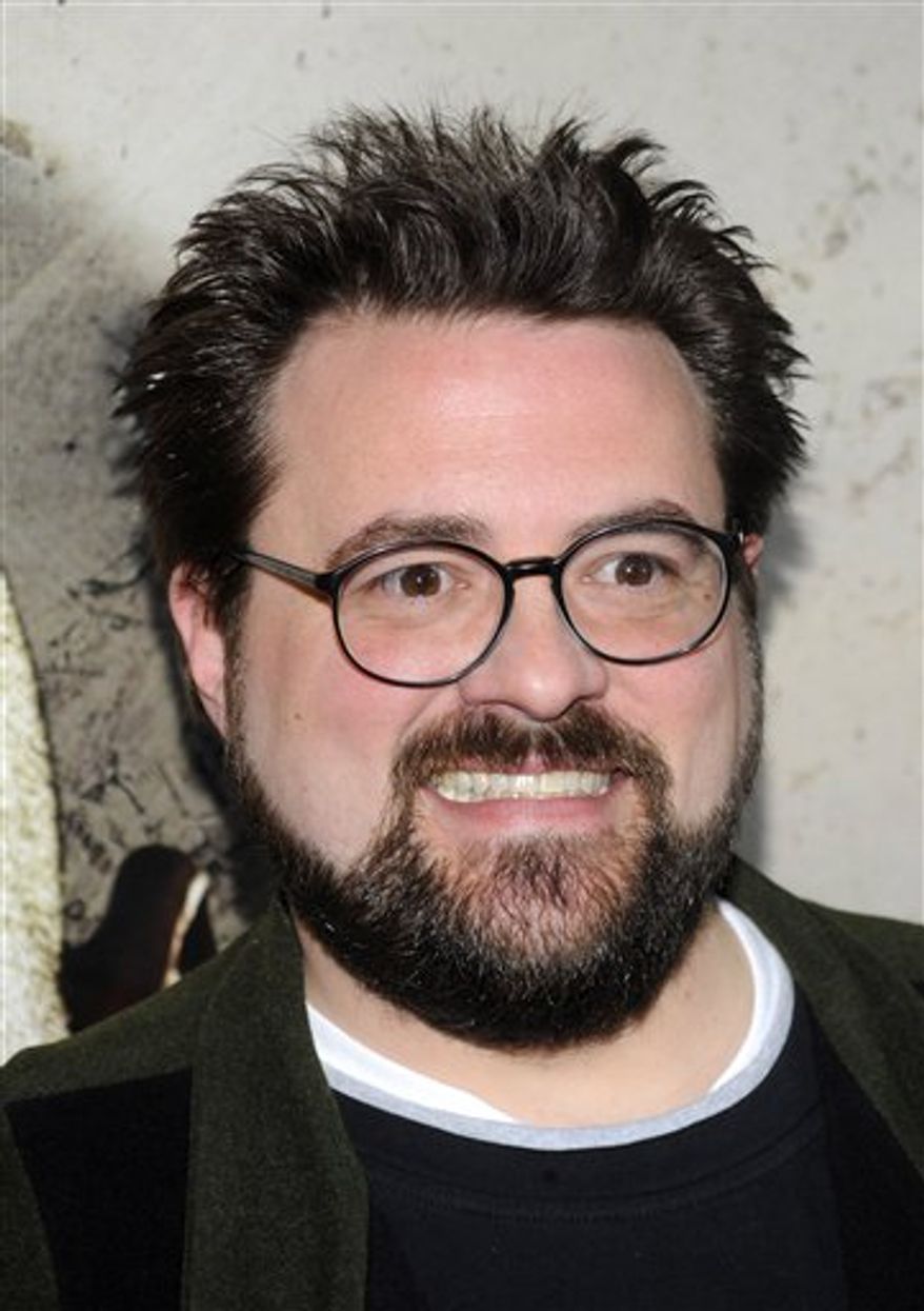 FILE - In this Feb. 22, 2010 file photo, director Kevin Smith attends the premiere of "Cop Out" in New York. (AP Photo/Peter Kramer, file)
