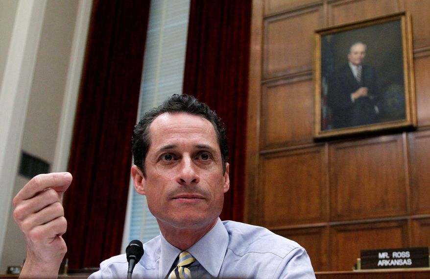 Rep. Anthony Weiner, New York Democrat (AP Photo)