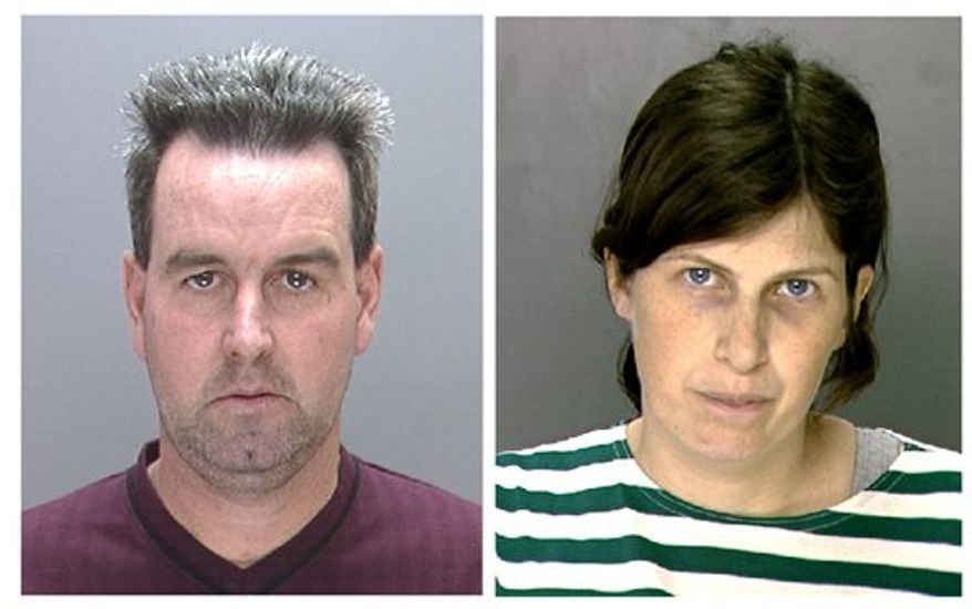 This undated photo combination provided by the Philadelphia Police Department shows Herbert and Catherine Schaible, who are charged with involuntary manslaughter. The couple's trial began Tuesday, Dec. 7, 2010, in Philadelphia. The Schaibles prayed for their sick toddler rather than take him to a doctor before his pneumonia death in January 2009. (AP Photo/Philadelphia Police Department)