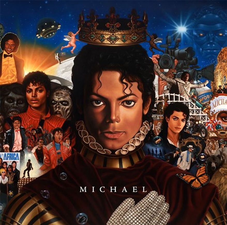 In this CD cover image released by Epic Records, newly completed recordings from Michael Jackson entitled "Michael," is shown. The CD will be released on Dec.14. (AP Photo/Epic Records)