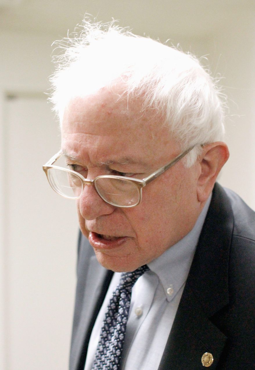 "This is not a tax on the rich. This is a tax on the very, very, very rich," said Sen. Bernard Sanders. He delivered an eight-hour speech on Friday in opposition to President Obama's tax-cut deal with Republicans. (Associated Press)