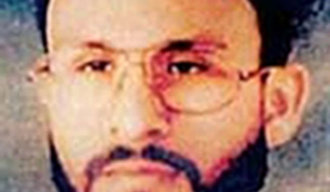 Terrorism suspect Abu Zubaydah was among those who faced a severe CIA investigation technique known as waterboarding. (AP Photo/U.S. Central Command, File)