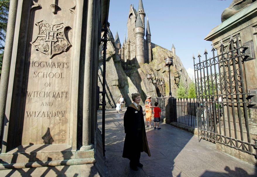 ASSOCIATED PRESS PHOTOGRAPHS
Florida theme parks are seeing a slight resurgence thanks in part to the new, wildly successful Wizarding World of Harry Potter attraction at Universal Orlando, which includes Hogwarts School of Witchcraft and Wizardry.