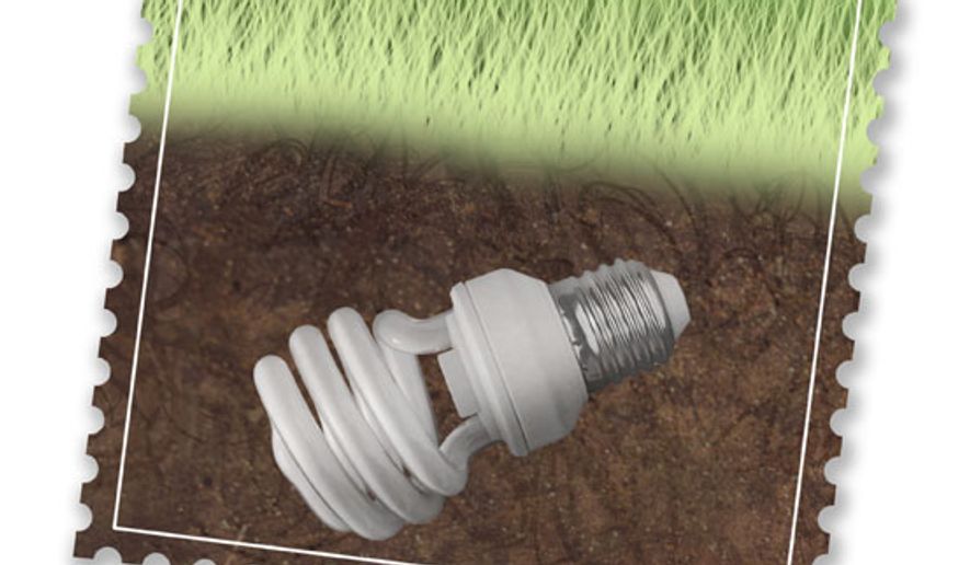 Illustration: Light bulb by Greg Groesch for The Washington Times