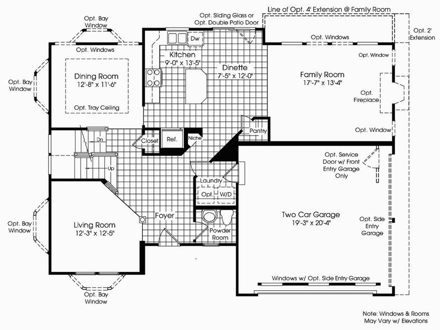 The Zachary model features formal living and dining rooms on the main level, with four bedrooms and two full baths upstairs.