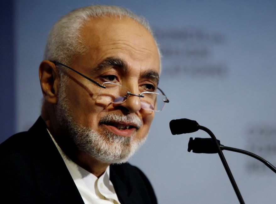 Imam Feisal Abdul Rauf, executive director of the Cordoba Initiative, addresses the Council on Foreign Relations in New York on Sept. 13, 2010. The organization planning to build an Islamic community center near the World Trade Center said Mr. Rauf, the imam who has been the public face of the project, will be playing a reduced role in the facility. The nonprofit group Park51 announced Friday, Jan. 14, 2011, that it had named a new imam to help lead religious programing so that Rauf could focus on other initiatives. (AP Photo/Craig Ruttle, File)