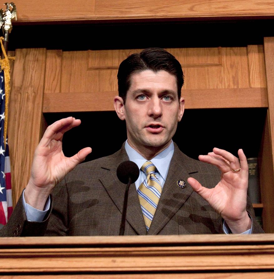 "Americans are skeptical of both political parties, and that skepticism is justified — especially when it comes to spending. So hold us accountable," said Rep. Paul D. Ryan, Wisconsin Republican, in prepared remarks released before President Obama addressed lawmakers Tuesday evening. (Associated Press)