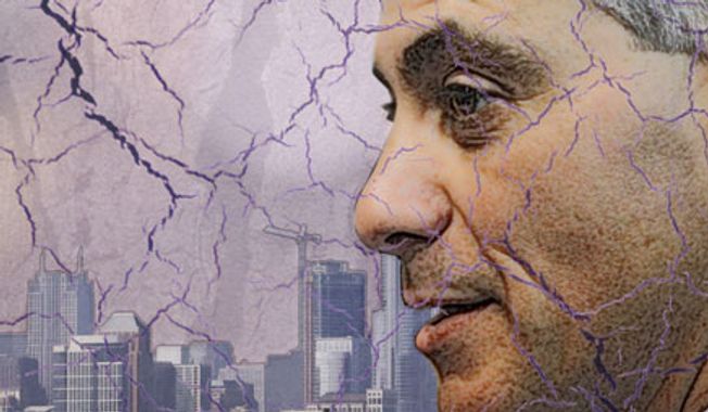 Illustration: Rahm&#x27;s dream by Greg Groesch for The Washington Times