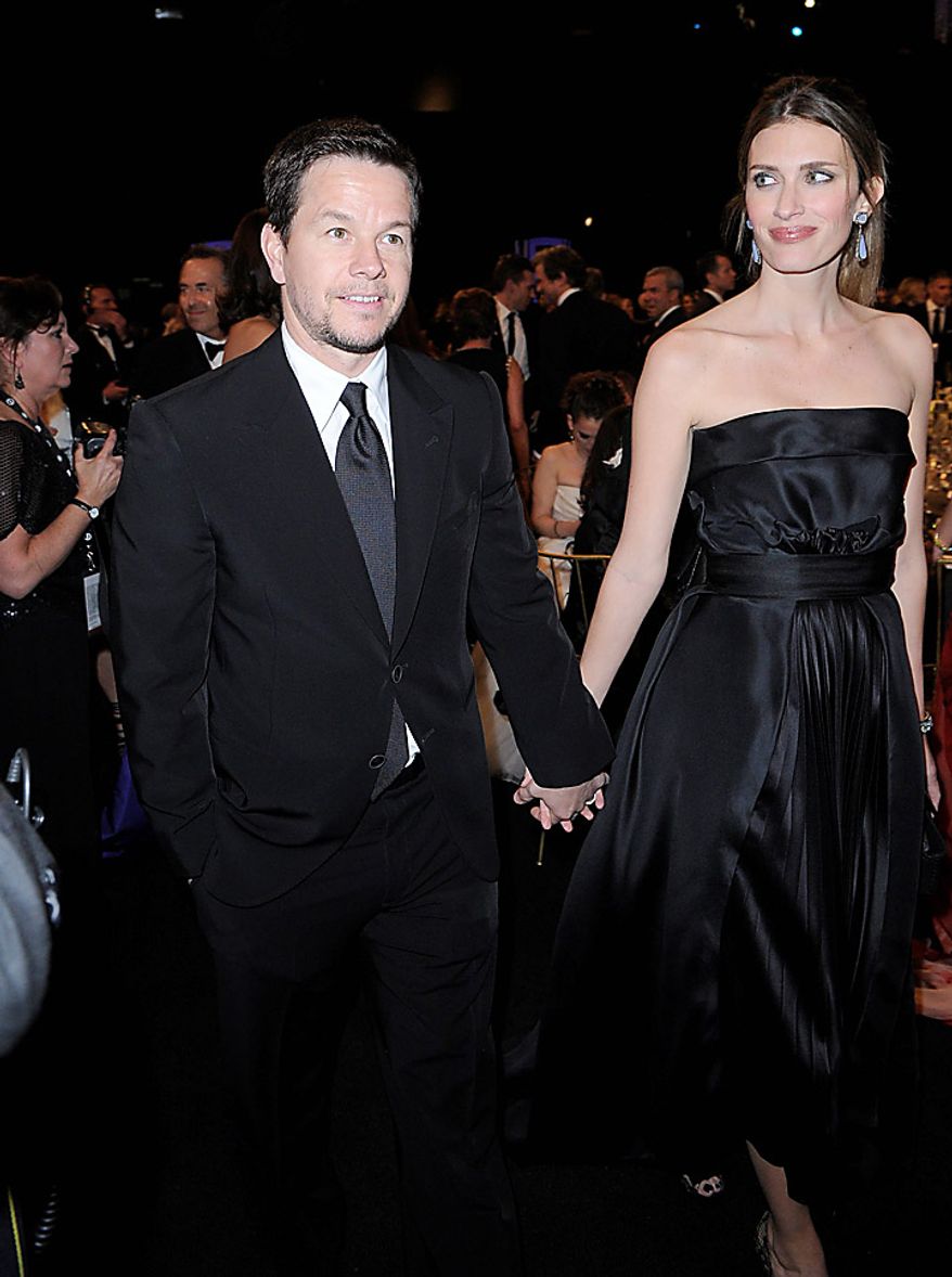 Mark Wahlberg, left, and Rhea Durham at the 17th Annual Screen Actors Guild Awards on Sunday, Jan. 30, 2011, in Los Angeles. (AP Photo/Mark J. Terrill)