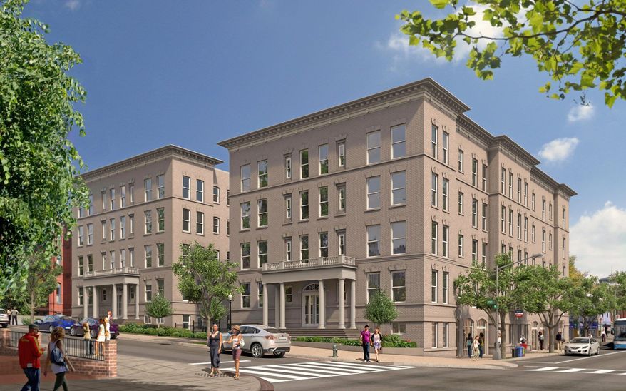 The Warrington and Wilmington apartment buildings in the Washington Heights Historic District have been renovated and converted into the WY18 condominiums. Base prices start in the $300,000s.