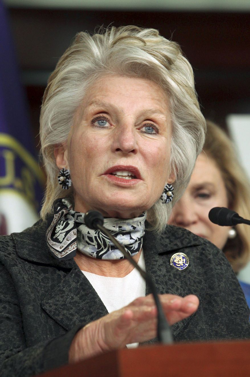 ** FILE ** Former Rep. Jane Harman, California Democrat, resigned to become president of the Woodrow Wilson International Center for Scholars. (Associated Press)
