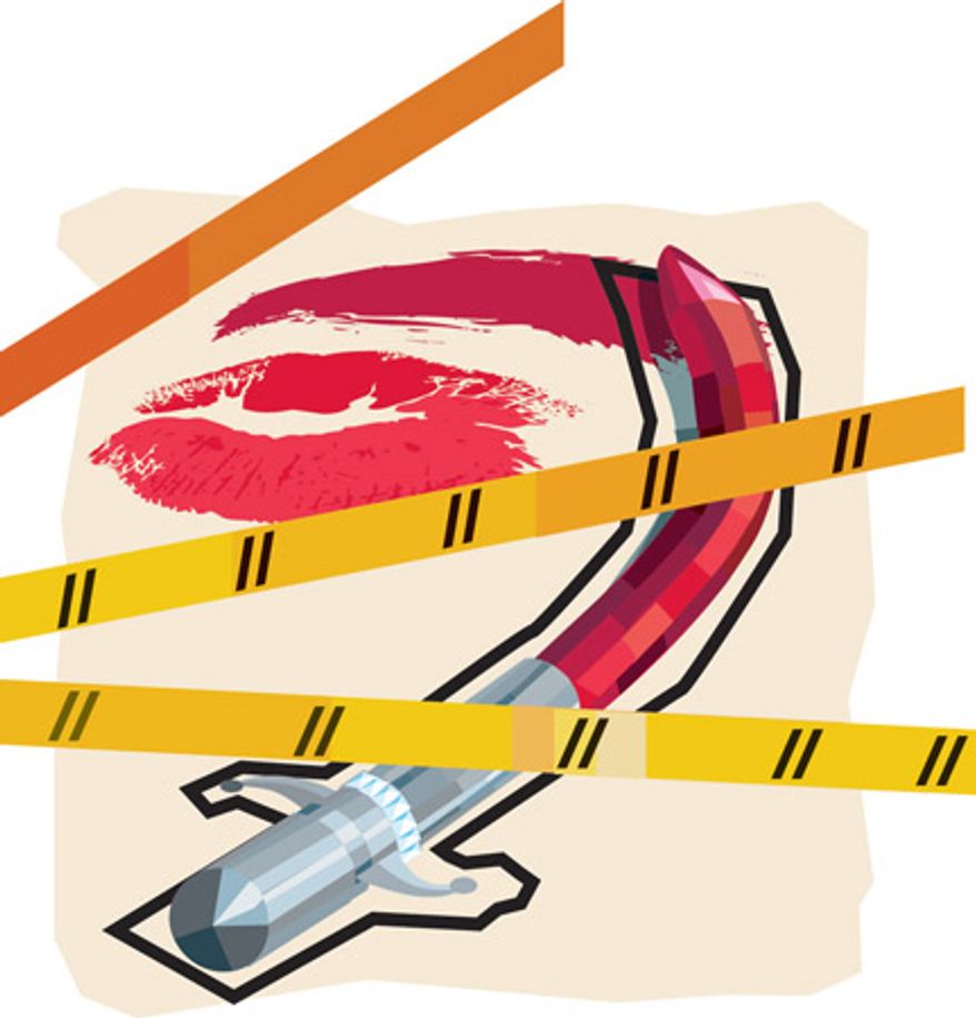 Illustration: Honor killing by Linas Garsys for The Washington Times