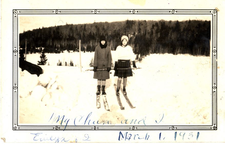 Cross-country skiing was a common mode of transportation in New Sweden, Maine, in 1931, when this photo was taken. A $25 million effort in recent years has led to a comeback.