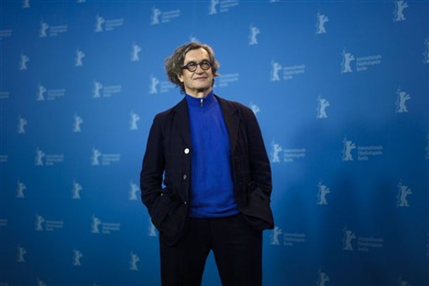 German director Wim Wenders attends a photo-call about the movie Pina at the International Film Festival Berlinale in Berlin on Sunday, Feb. 13, 2011. (AP Photo/Markus Schreiber)
