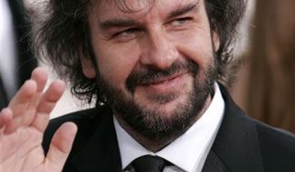FILE - In this Jan. 16, 2006 file photo, Director Peter Jackson arrives at the 63rd annual Golden Globe Awards, in Beverly Hills, Calif.   The cast members of &quot;The Hobbit&quot;,  directed by Jackson, on Friday, Feb. 11, 2011, declared themselves ready for the cameras to roll on the next edition of mythical adventures from Middle Earth, after months of production trouble.  (AP Photo/Mark J. Terrill, File)