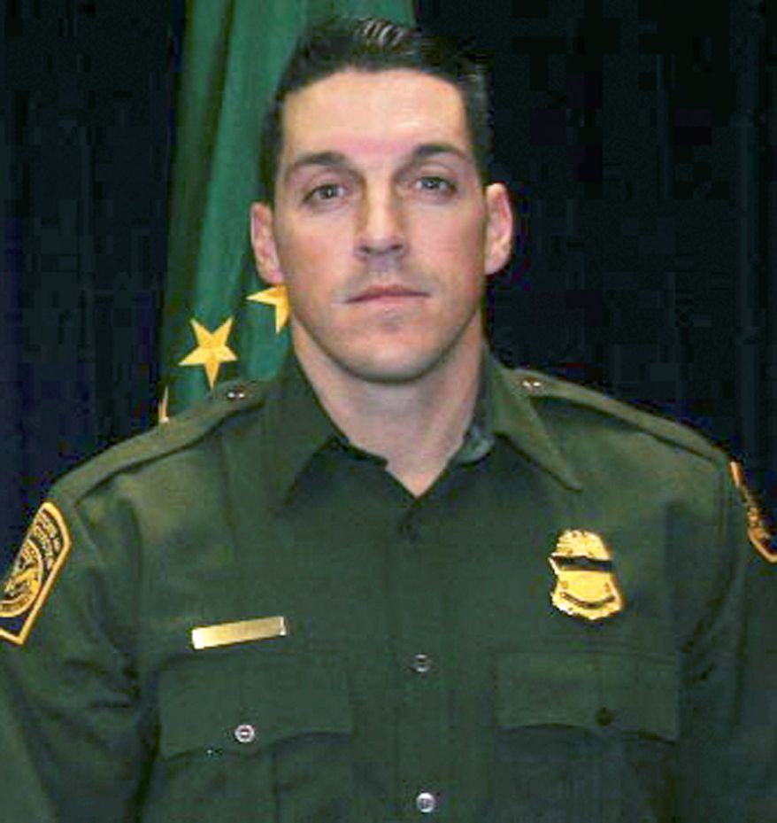 ** FILE ** U.S. Border Patrol agent Brian A. Terry was fatally shot north of the Arizona-Mexico border while trying to catch bandits who target illegal immigrants. (Associated Press)