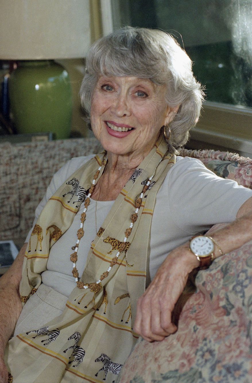 ** FILE ** Actress Betty Garrett, who played Frank Sinatra's sweetheart in two MGM musicals before her career was hampered by the Hollywood blacklist, died on Saturday, Feb. 12, 2011, in Los Angeles. She was 91. (AP Photo/Mark J. Terrill, File)